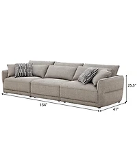 Evandro 3-Piece Sofa Set (Laf Chair, Raf Chair & Armless Chair), Macy's Exclusive