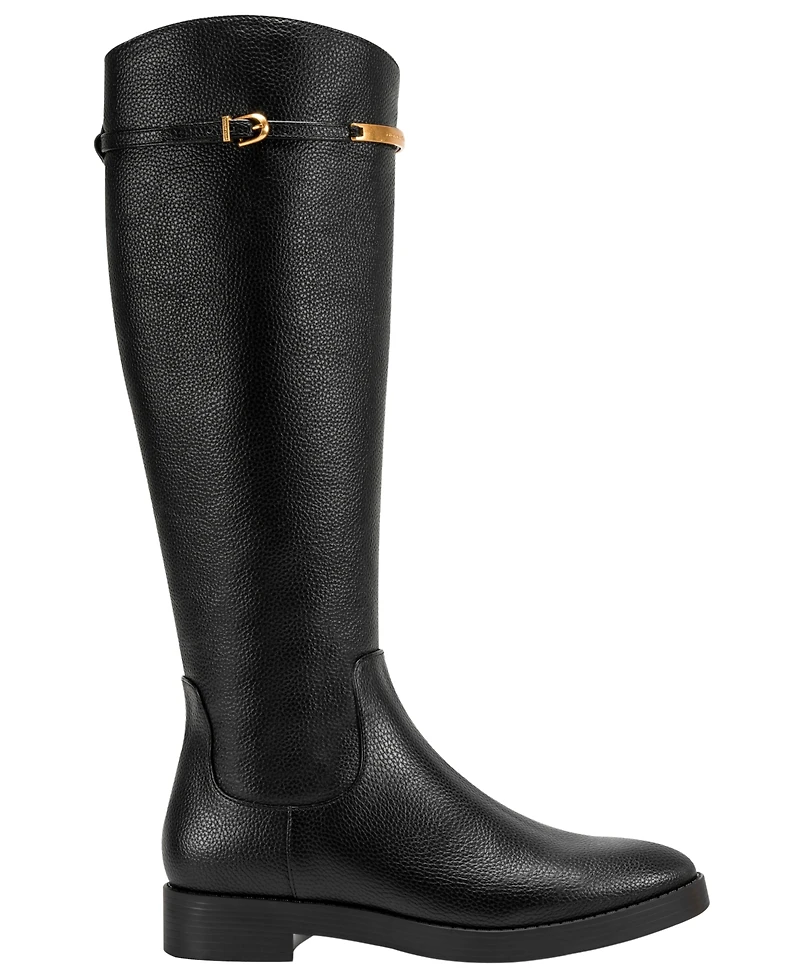 Donna Karan New York Women's Trina Block Heel Riding Boots