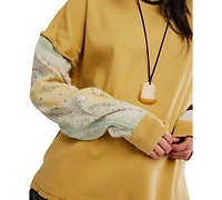 Free People Women's Wild and Twofer Crewneck Top