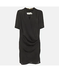 Pre-Owned Zimmermann Women's Crepe Draped Mini Dress
