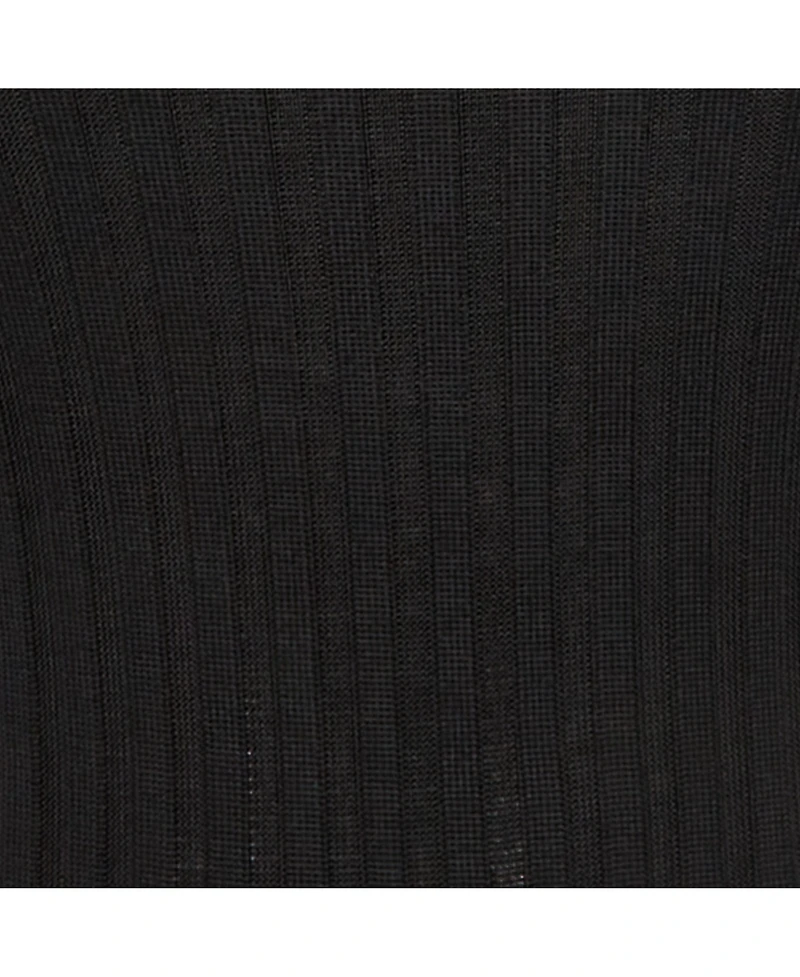 Pre-Owned Versace Women's Rib Knit Safety Pin Detail Mini Dress
