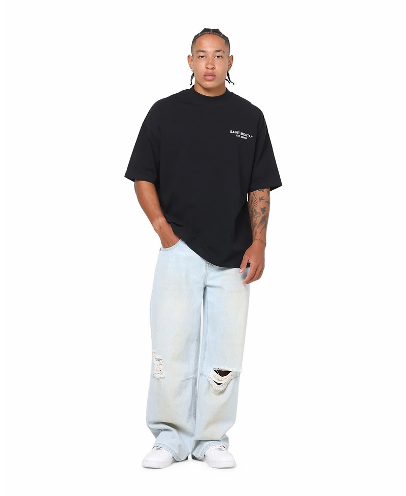 Saint Morta Men's Amplus Distressed Jeans