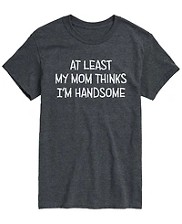 Airwaves Men's My Mom Thinks Im Handsome Short-Sleeve Graphic T-Shirt