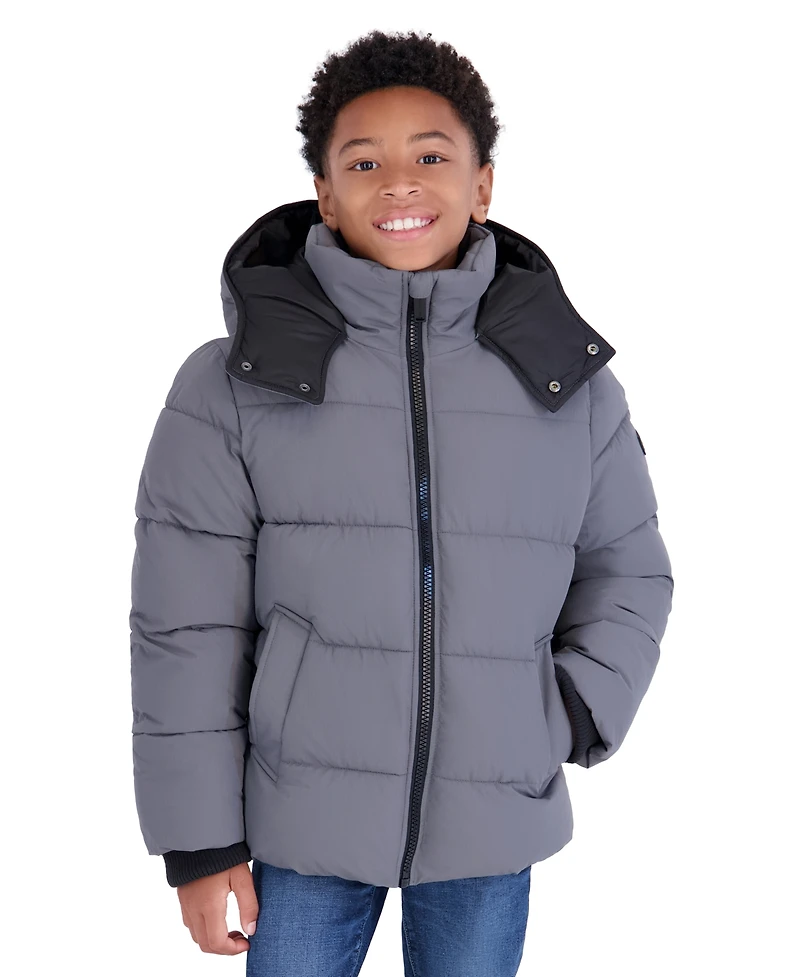 Michael Kors Toddler Boys' 2T-5T Heavyweight Ripstop Puffer Jacket