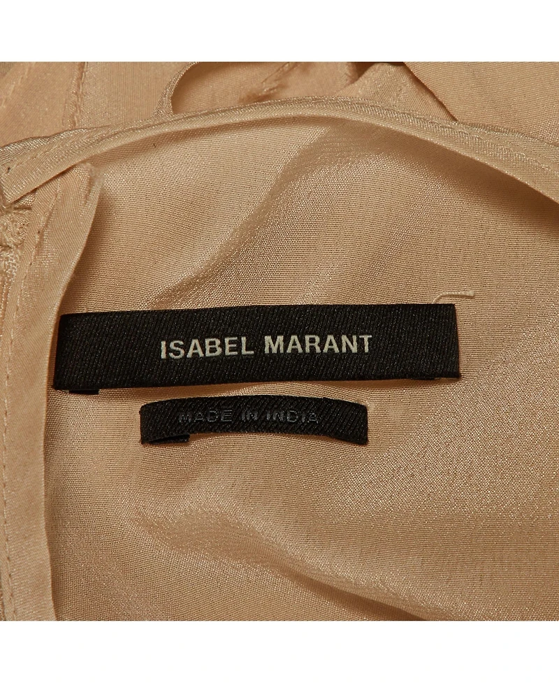 Pre-Owned Isabel Marant Women's Asymmetrical Ruched Silk Top