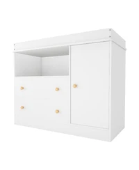 gaomon 3-in-1 Baby Changing Table with 2 Drawers and Cabinet