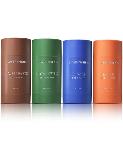 Lovery Amber Aluminum Free Deodorant Stick - 2.6oz 24 Hour Odor Control