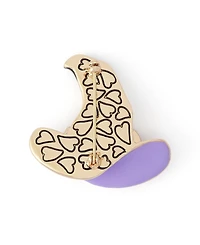 Betsey Johnson Faux-Stone Halloween Witchy Hat Brooch