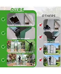 Streamdale Furniture Heavy-duty Greenhouse with Durable Frame & Drainage System
