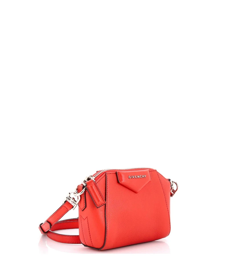 Pre-Owned Givenchy Nano Antigona Crossbody Bag Leather