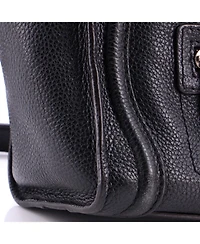 Pre-Owned Celine Nano Luggage Bag Grainy Leather