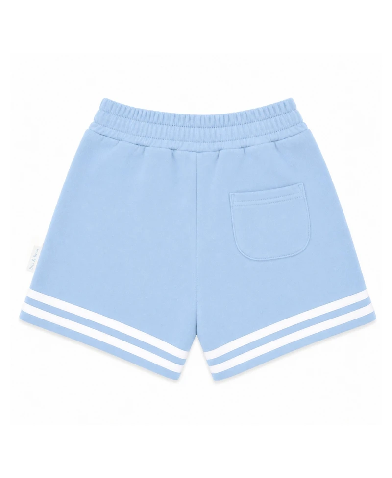 Bits & Bows Toddler Unisex Striped Varsity Shorts