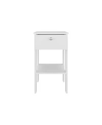 Fm Furniture Shongopovi One Drawer Nightstand with Open Shelf, Compact Design, Modern Style, Bedroom Use