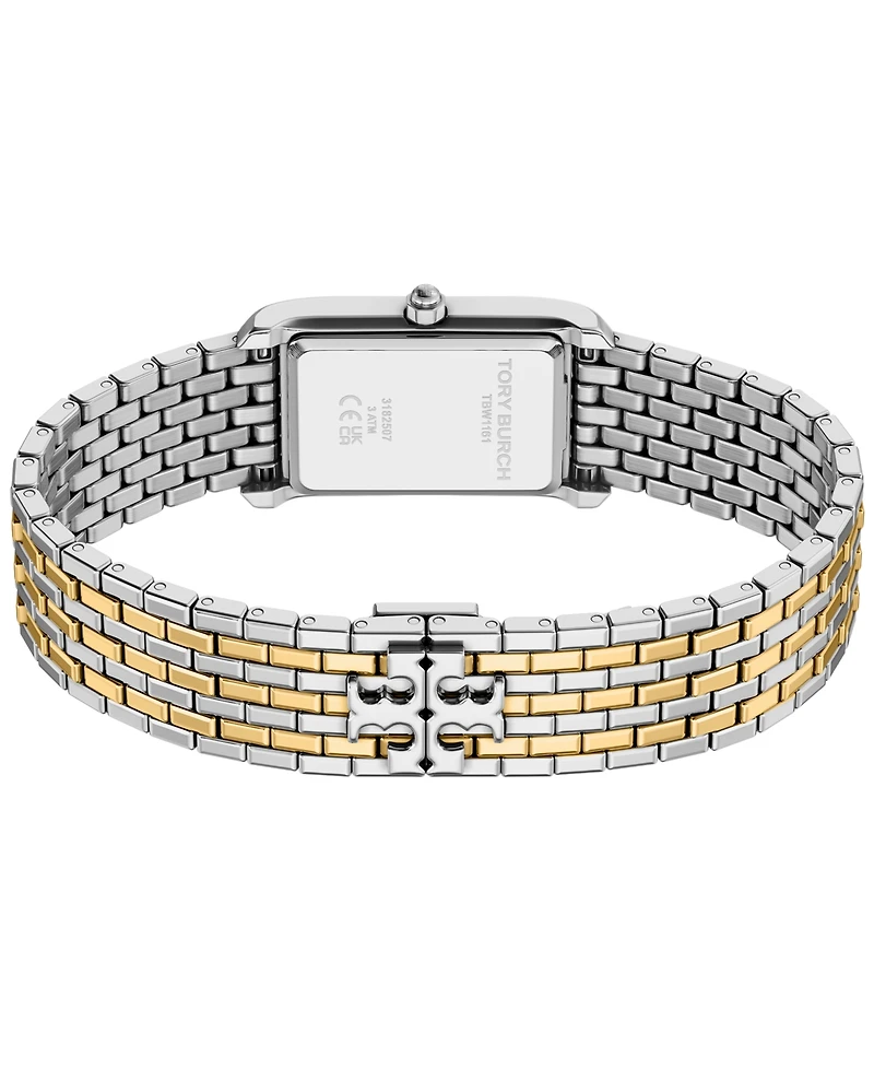 Tory Burch Women's Slim Eleanor Two-Tone Bracelet Watch 20mm