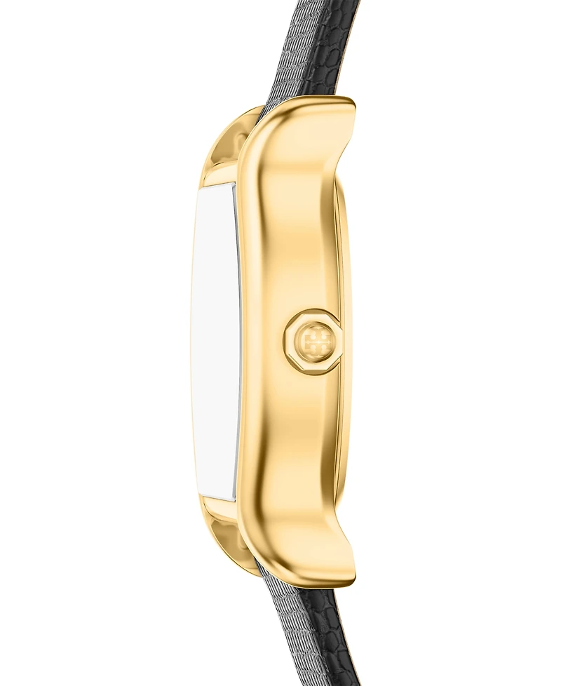 Tory Burch Women's Small Eleanor Curve Leather Watch 24mm