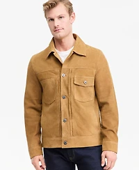 Ted by Baker Men's Suede Trucker Jacket