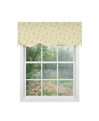 Rlf Home Circus Provance Window Valance 100% Cotton Lined Rod Pocket