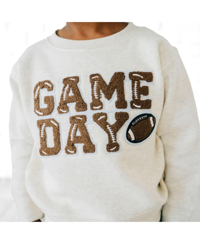 Sweet Wink Toddler Boys Game Day Patch Sweatshirt