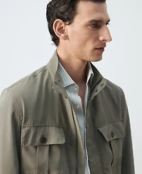 Mango Men's Modal Pockets Jacket