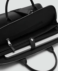 Mango Men's Leather Tote Bag