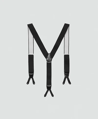 Mango Men's Adjustable Elastic Suspender Strap