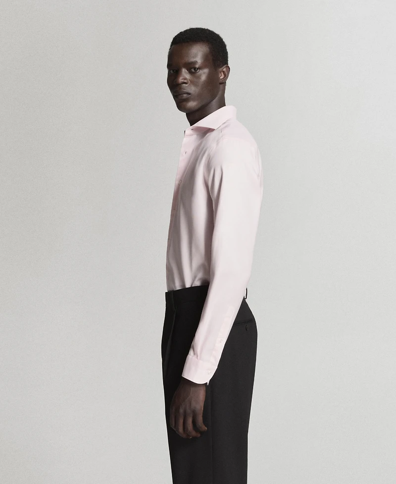 Mango Men's Cotton Slim-Fit Suit Shirt