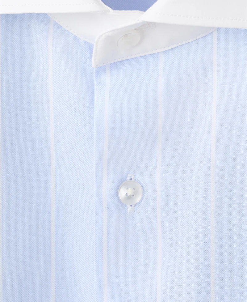 Mango Men's Cotton Striped Shirt