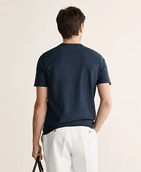 Mango Men's Cotton Slim-Fit T-Shirt