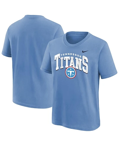 Nike Big Boys and Girls Light Blue Tennessee Titans Edge Enforcer T-Shirt