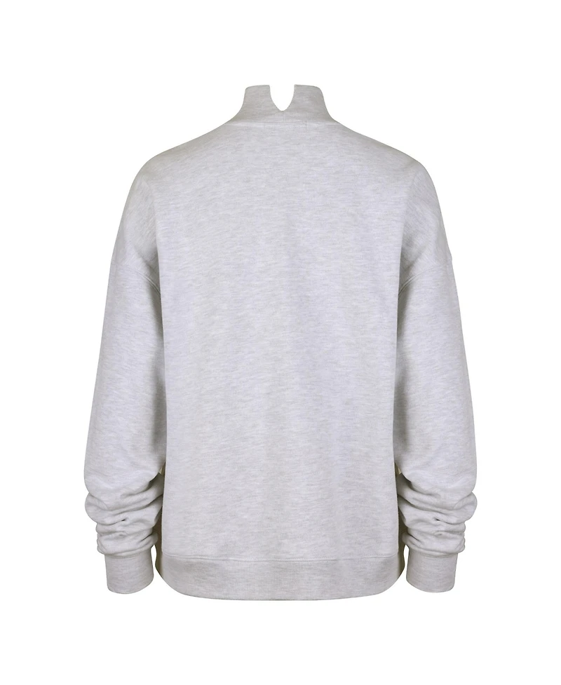 '47 Brand Women's Gray Cincinnati Bengals Subtle Muse Mock Neck Sweatshirt