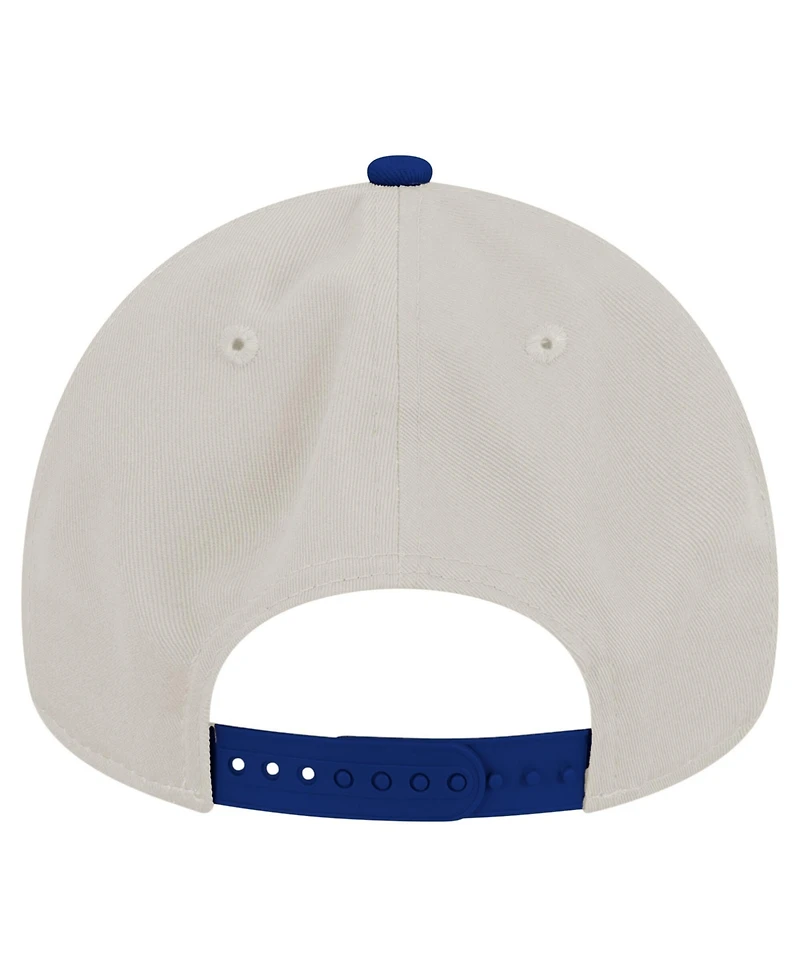 New Era Men's White/Royal Buffalo Bills Highmark Stadium Inaugural Season A-Frame 9FORTY Adjustable Hat