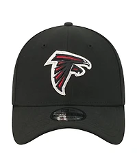New Era Men's Black Atlanta Falcons Core Team 39THIRTY Flex Hat