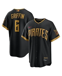Nike Men's Konnor Griffin Black Pittsburgh Pirates 2026 City Connect Stadium Jersey