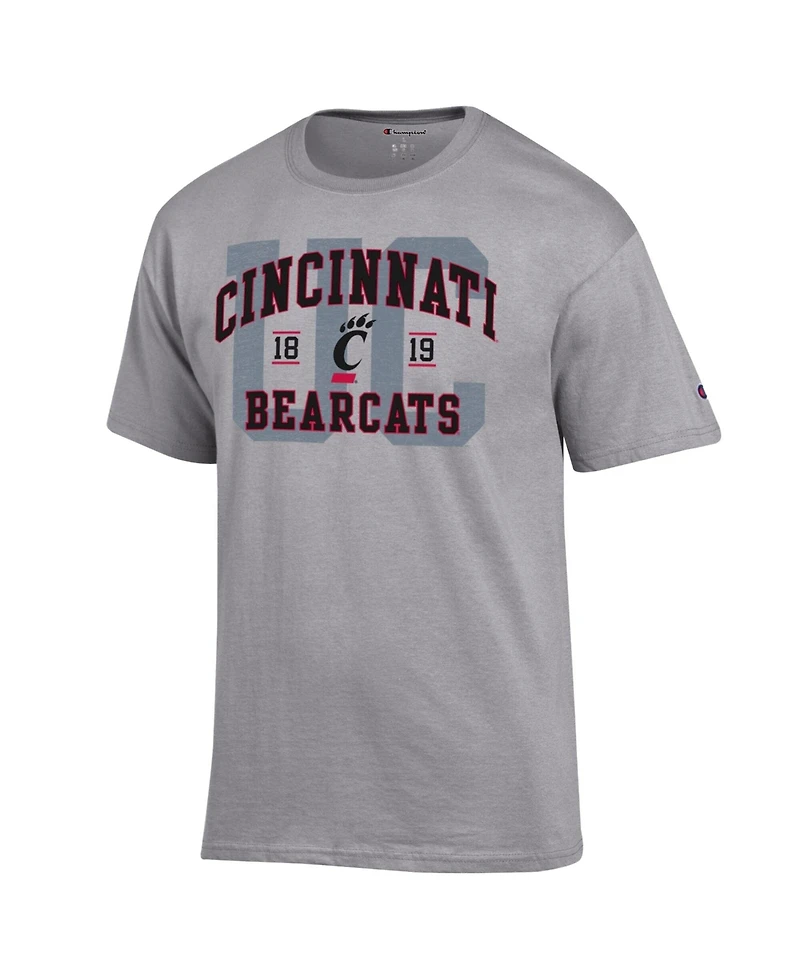 Champion Men's Heather Gray Cincinnati Bearcats Varsity T-Shirt