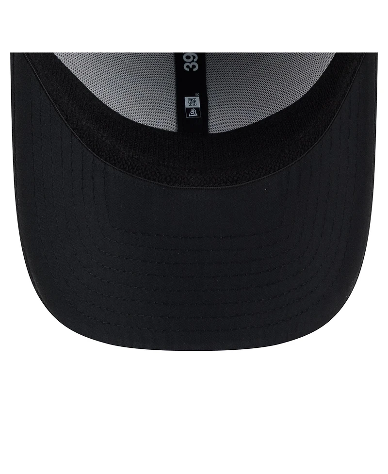 New Era Men's Black Carolina Panthers Core Team 39THIRTY Flex Hat