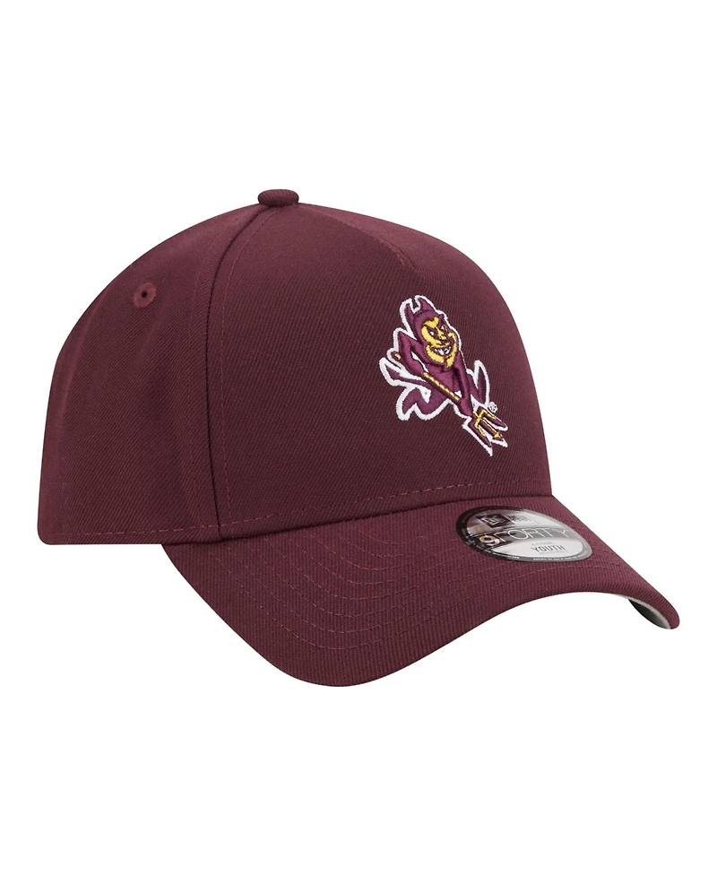 New Era Big Boys and Girls Maroon Arizona State Sun Devils 9FORTY A-Frame Adjustable Hat