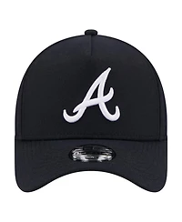 New Era Big Boys and Girls Navy Atlanta Braves 9FORTY A-Frame Adjustable Hat