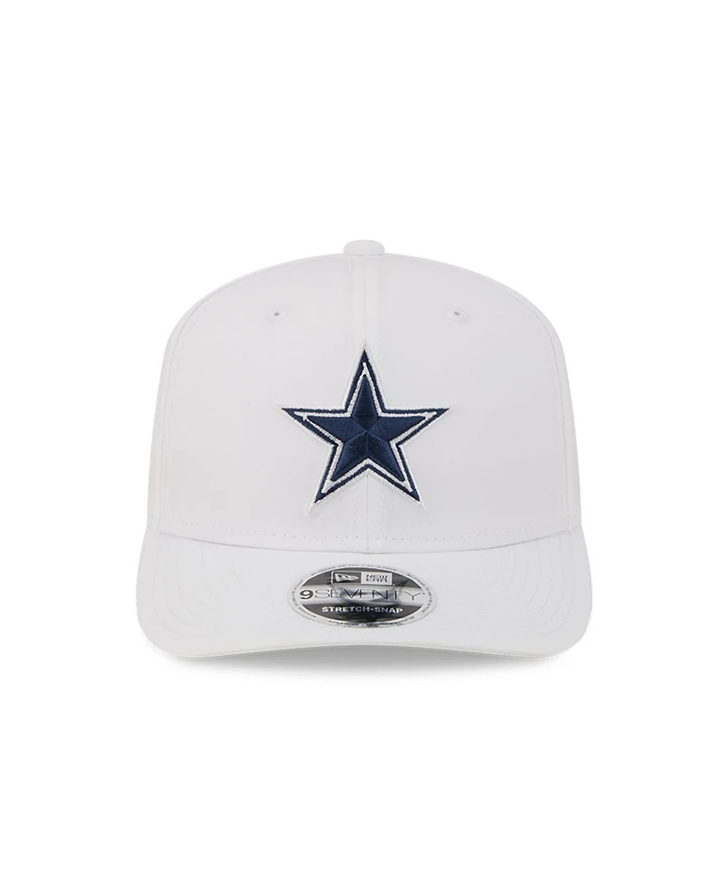 New Era Men's White Dallas Cowboys Name Plate 9SEVENTY Adjustable Hat