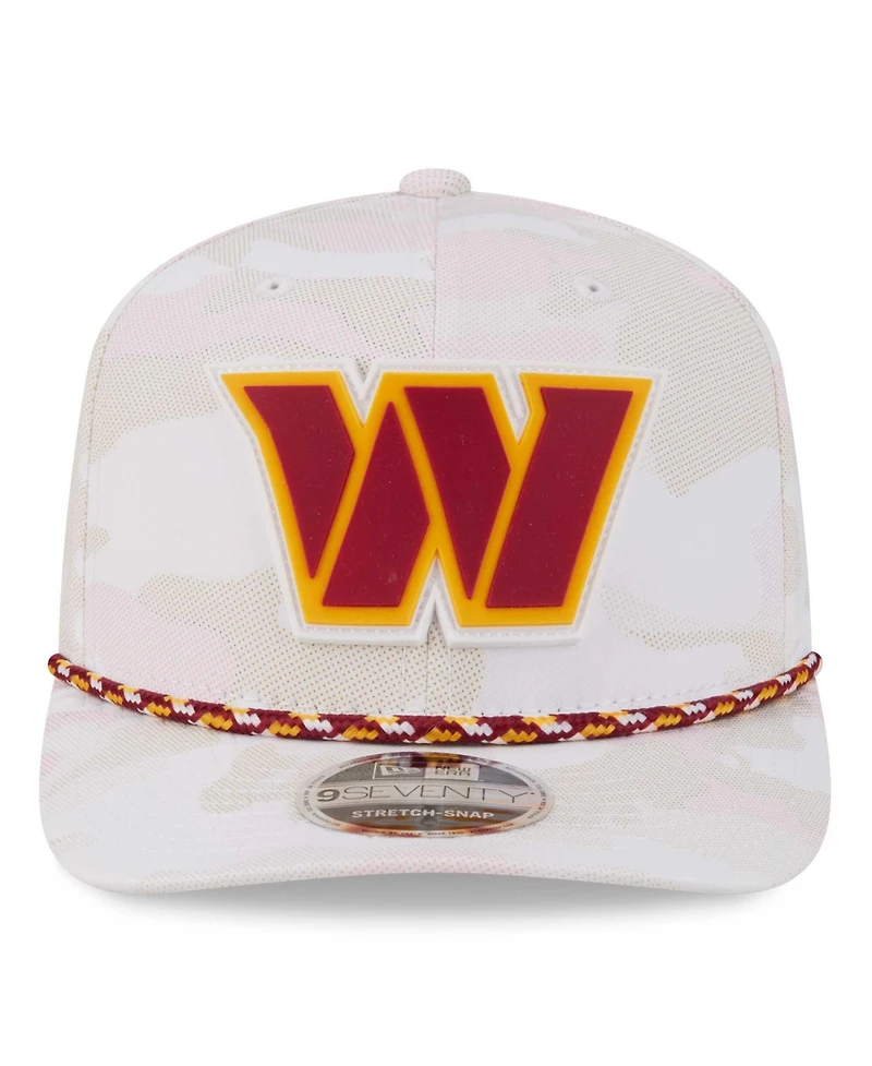 New Era Men's White Washington Commanders Camo Rope 9SEVENTY Adjustable Hat