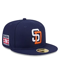 New Era Men's Navy San Diego Padres 2026 Baseball Hall of Fame 59FIFTY Fitted Hat