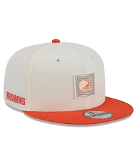 New Era Men's Cream/Orange Cleveland Browns 2026 Nfl Training Camp 9FIFTY Snapback Hat
