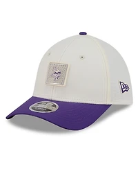 New Era Men's Cream/Purple Minnesota Vikings 2026 Nfl Training Camp 39THIRTY Flex Hat