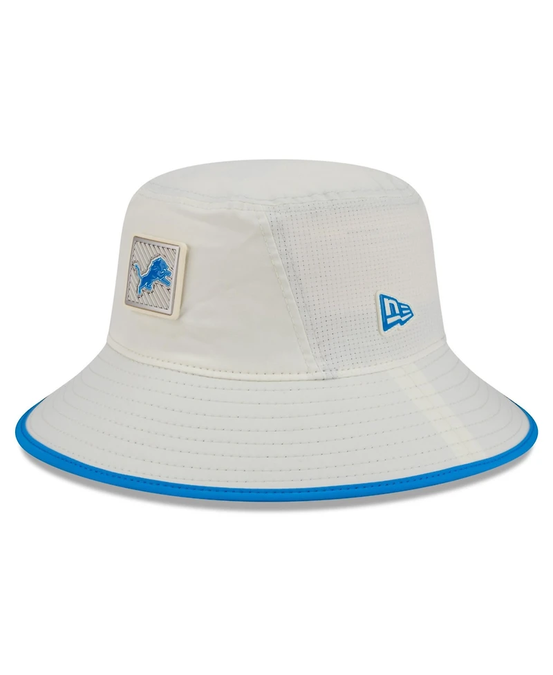 New Era Men's Cream Detroit Lions 2026 Nfl Training Camp Sport Bucket Hat