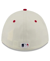 New Era Men's Cream/Red Minnesota Twins Usa 250 Fourth of July 39THIRTY M-Crown Flex Hat