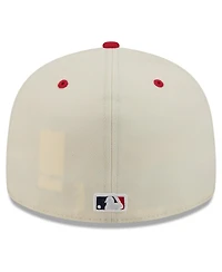 New Era Men's Cream/Red Minnesota Twins Usa 250 Fourth of July 59FIFTY Fitted Hat