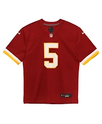 Nike Preschool Jayden Daniels Burgundy Washington Commanders Team Game Jersey