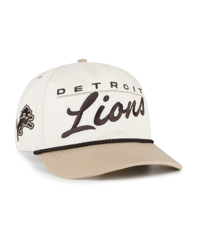 '47 Brand Men's Natural/Tan Detroit Lions Neutral Terrain Hitch Rope Adjustable Hat