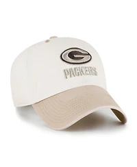 '47 Brand Men's Natural/Tan Green Bay Packers Neutral Terrain Clean Up Adjustable Hat