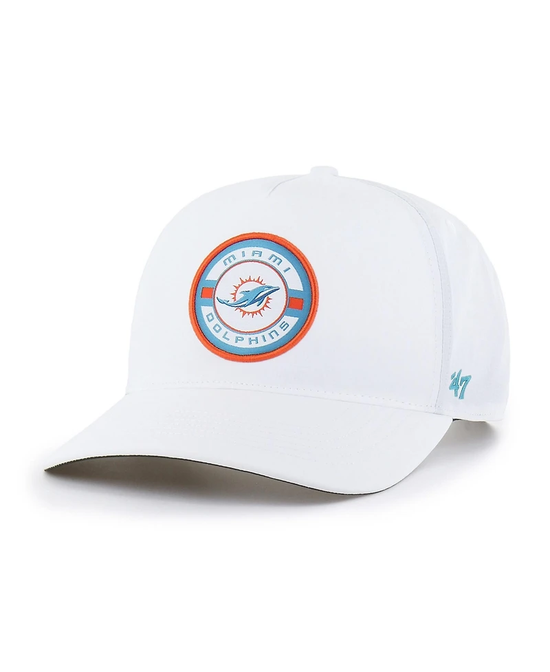 '47 Brand Men's White Miami Dolphins Strand Adjustable Hitch Hat