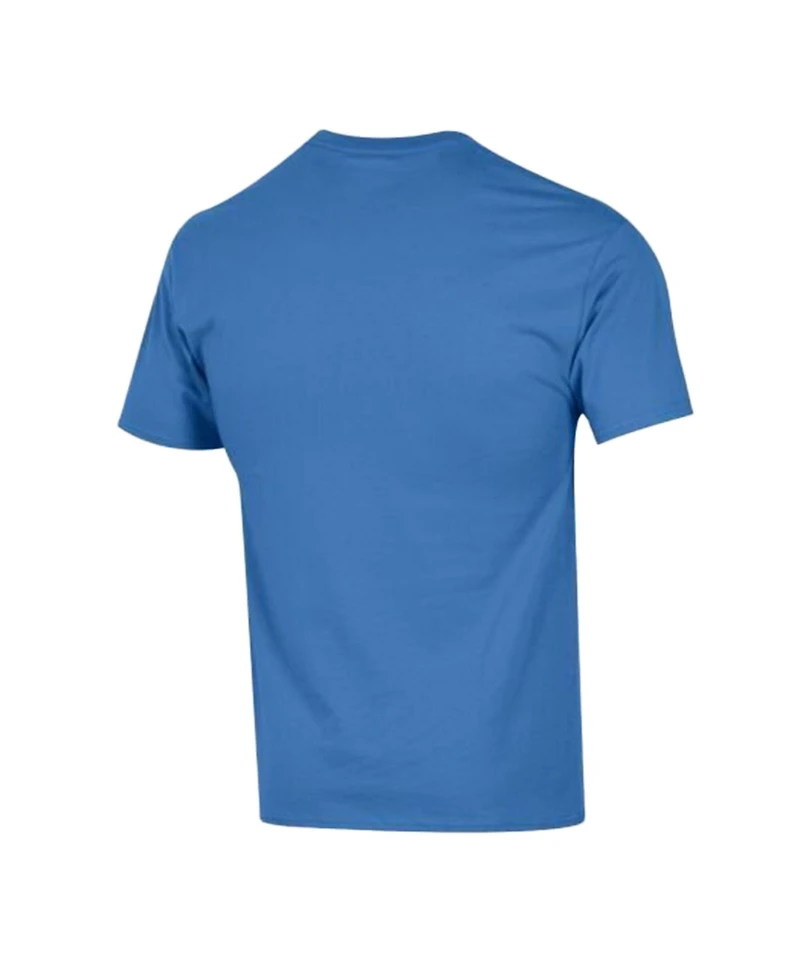 Champion Men's Blue Detroit Lions Arch Over Logo T-Shirt